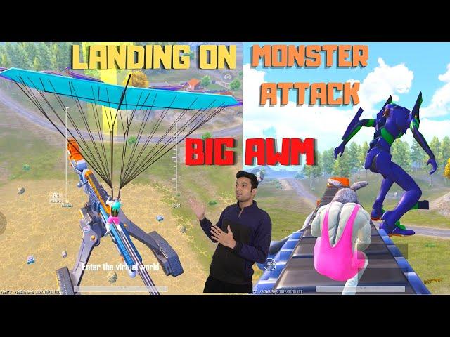 I Landed On Big AWM In Core Circle Mode Can I Survive From Monster New Update Gameplay BGMI