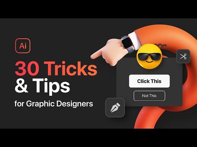 30 Illustrator Secrets Graphic Designers MUST KNOW!
