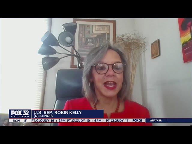 U.S. Rep. Robin Kelly gives an update on third stimulus check