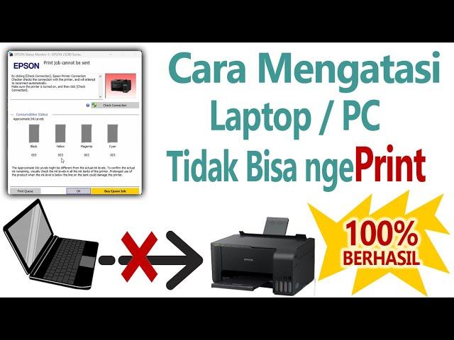 Cara Mengatasi Laptop / PC tidak bisa ngePrint