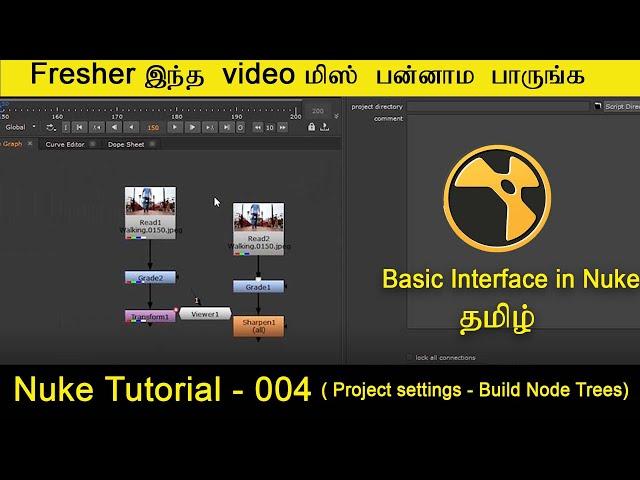 Nuke Tutorial - 004 | Project settings - Build Node Trees