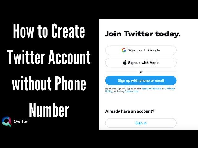  How to Create Twitter Account without Phone Number Verification 