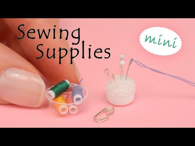 Miniature Sewing Supplies | No Polymer Clay