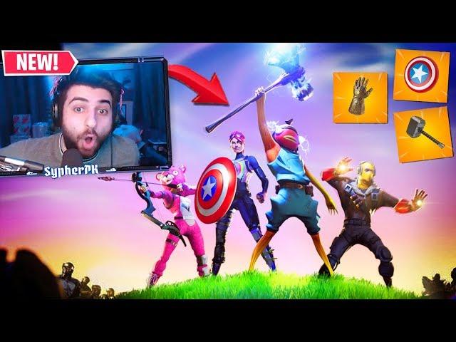 NEW AVENGERS LTM FIRST IMPRESSIONS!! (Fortnite Battle Royale - Endgame)