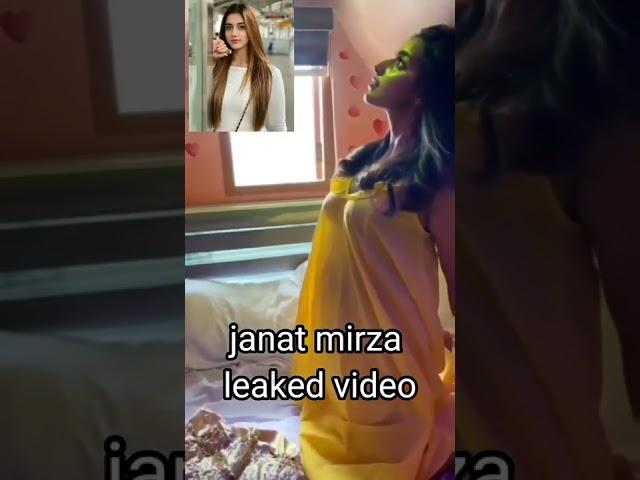 pakistani TikTok Star janat Mirza Leaked video  #shorts