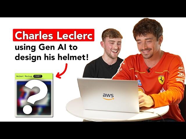 We used AI to design Charles Leclerc's new F1 helmet - Scuderia Ferrari HP