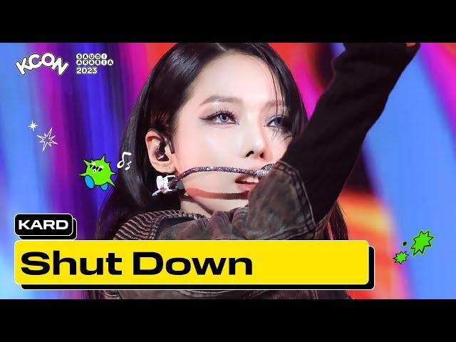 KARD (카드) - Shut Down (원곡 : BLACKPINK) | KCON SAUDI ARABIA 2023