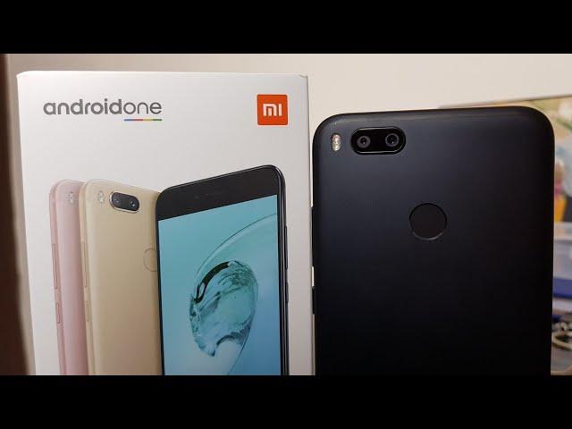 Xiaomi Mi A1 Black Unboxing & Quick Review (Display, Fingerprint Test, Software, Camera, Benchmark)