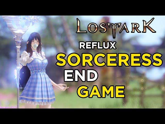 Lost Ark Sorceress Endgame Gameplay Demo | Mage | Reflux Build