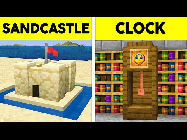 34 Pro Build Hacks in Minecraft