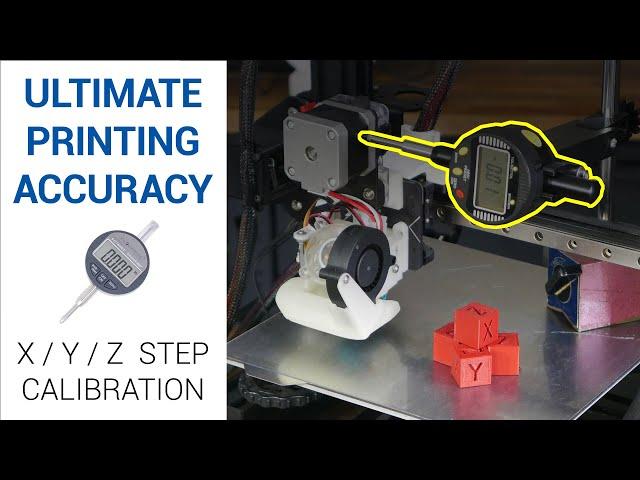 Calibrating your XYZ steps using a dial gauge for maximum accuracy