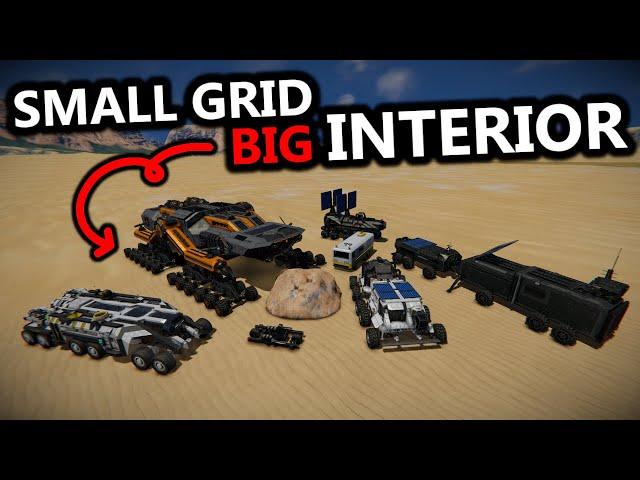 Small Grid Rovers with Interiors: Space Engineers Build Contest #2