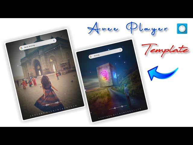 New Avee Player #Portrait Size Template Tutorial | Avee Player Template Download Link New |2020