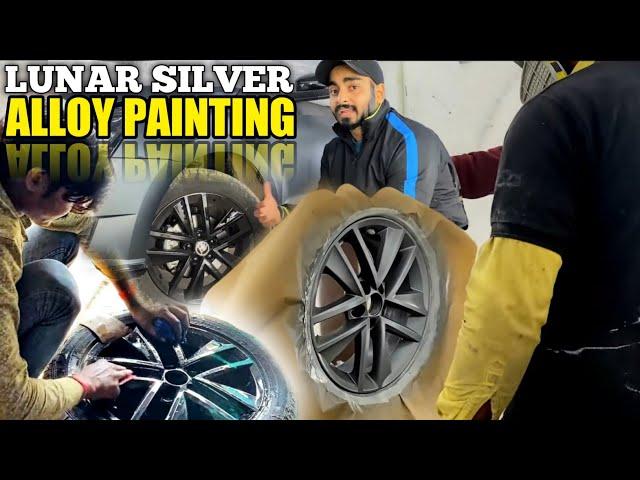 “”CRAZY TRANSFORMATION”” Lunar Silver Alloy Wheels For Rapid Black Matte Edition - BEFORE & AFTER 