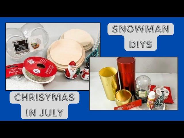 2 Christmas Crafts || Christmas in July || 2 Easy Crafts