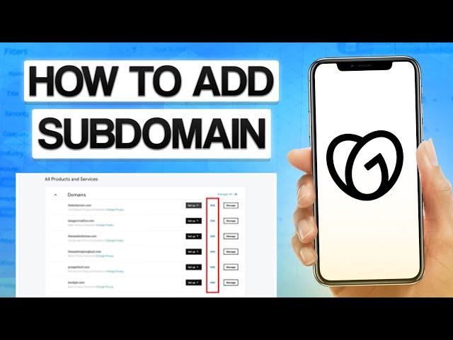 How To Add Subdomain On GoDaddy 2024 (For Beginners)