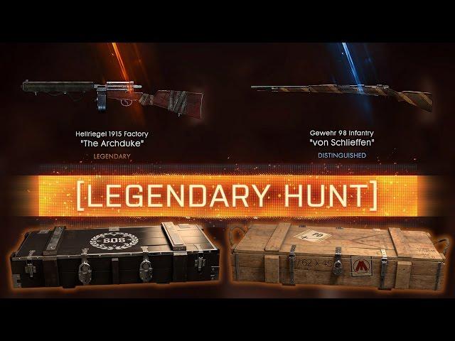 ► OPENING 18 BATTLEPACKS! - Battlefield 1 Weapon Skins