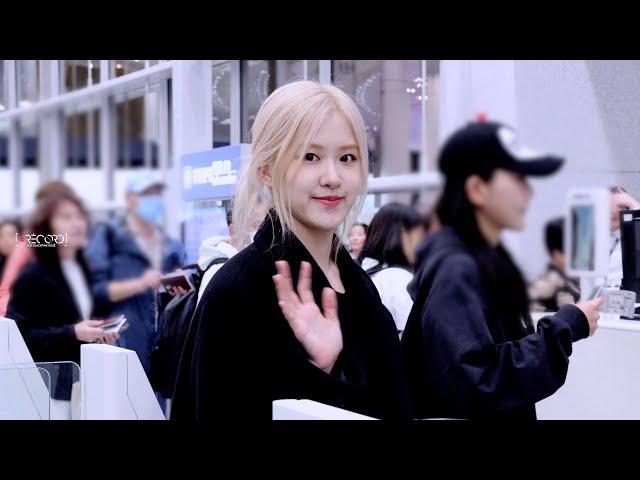 231004 BLACKPINK ROSÉ 블랙핑크 로제 출국 Departure 직캠