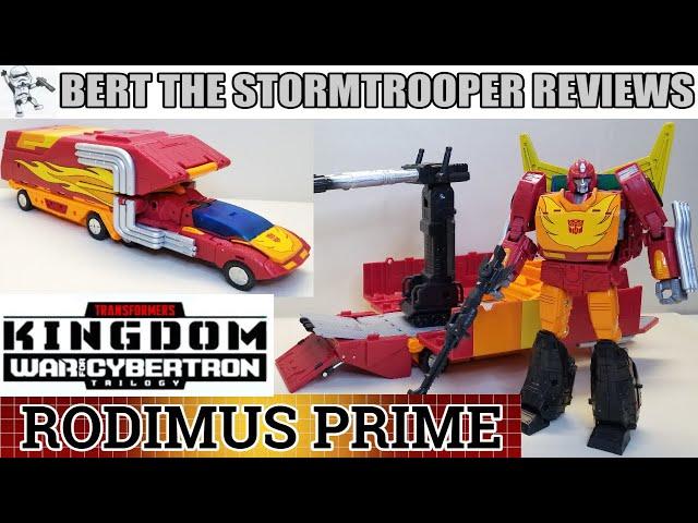 RODIMUS PRIME Transformers War For Cybertron Kingdom REVIEW! Bert The Stormtrooper Reviews!