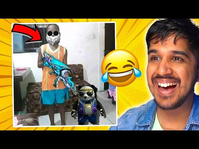 FUNNIEST FREE FIRE MEME REVIEW WITH AMITBHAI - DESI ARMY
