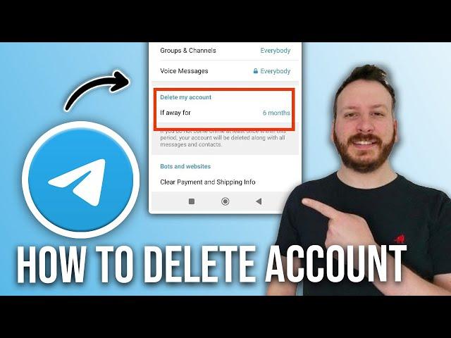 How To Delete Telegram Account