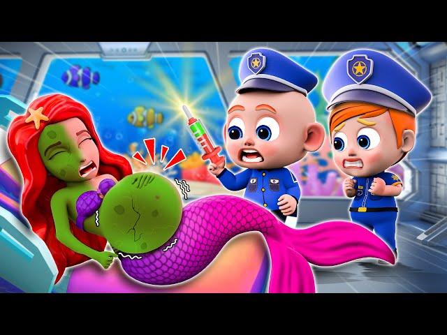 Baby Police Save Mermaid Pregnant‍️ Mermaid Princess Song and More Nursery Rhymes & Toddler Songs