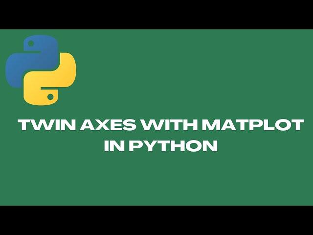 Twin Axes with Matplot in Python #rlanguagestatistics #python #twinaxes