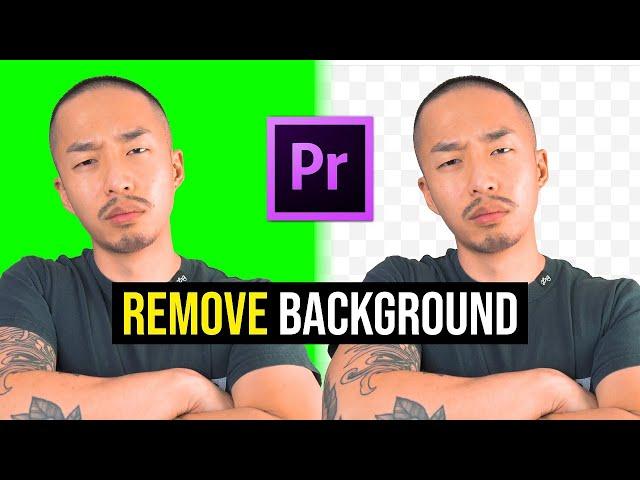 How to REMOVE the background from video without green screen (Premiere Pro Tutorial)