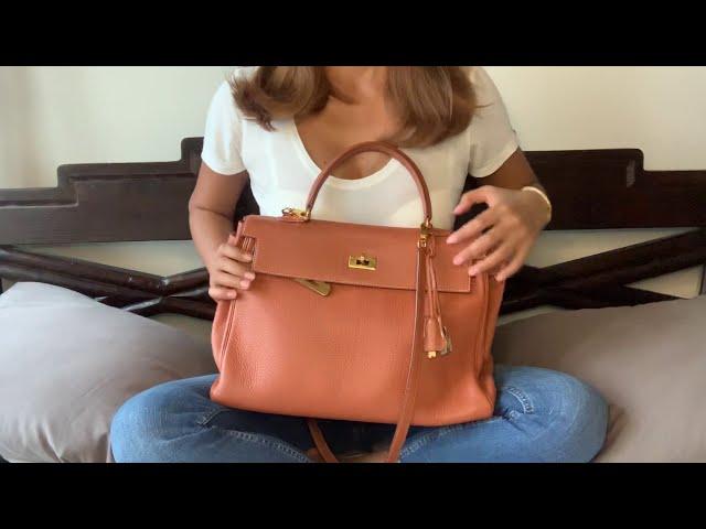 What fits inside Hermes vintage Kelly35