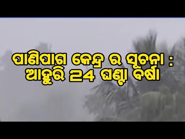 ପାଣିପାଗ କେନ୍ଦ୍ର ର ସୂଚନା : ଆହୁରି 24 ଘଣ୍ଟା ବର୍ଷା #jmj #news #jmjnews #weatherupdate