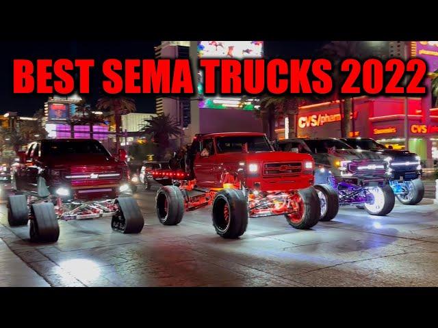 THESE ARE THE BIGGEST & BEST SEMA TRUCKS OF SEMA 2023!!