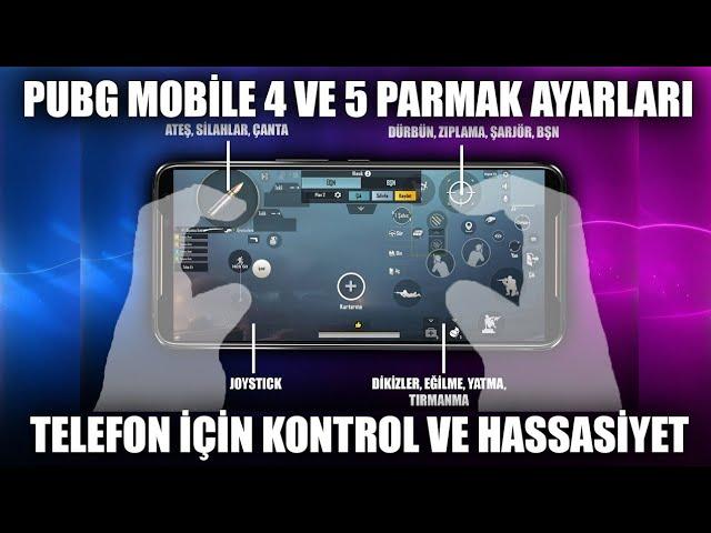 EN İYİ 5 PARMAK KONTROL VE HASSASİYET AYARLARI!! PUBG Mobile