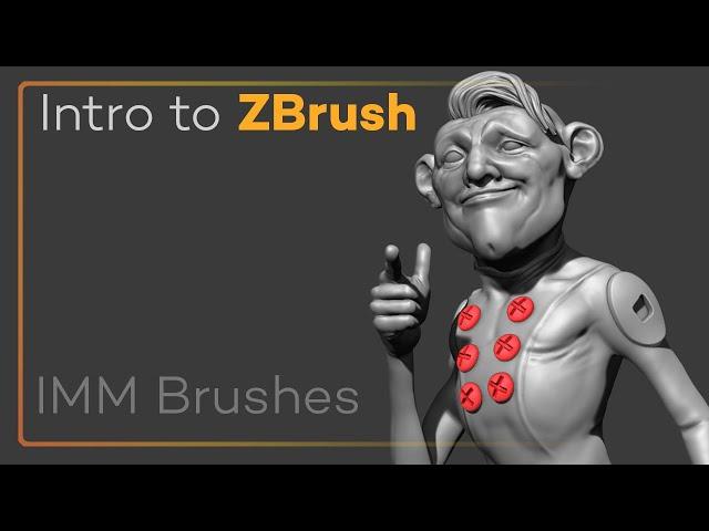 Intro to ZBrush 044 - Use IMM Brushes (Insert Multi Mesh) to kitbash and enhance your models!