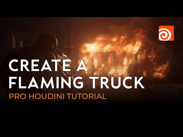 Create a Flaming Truck in Houdini | Pro Houdini Tutorial