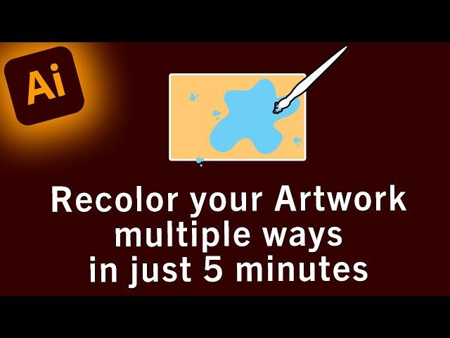 How to: Recolor your artwork - Adobe Illustrator 2022