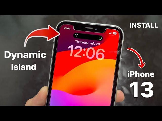 How to Enable Dynamic Island on iPhone 13 - Use Dynamic Island on any iPhone