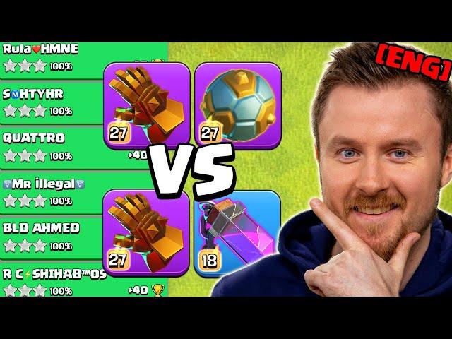 PUSH PROJECT with SPIKEY BALL vs RAGE VIAL in Clash of Clans