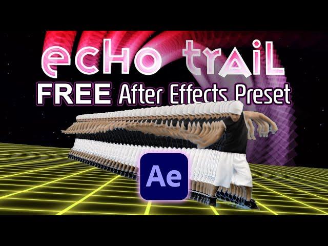 FREE AE PRESET – 3D Echo Trail (After Effects Tutorial)