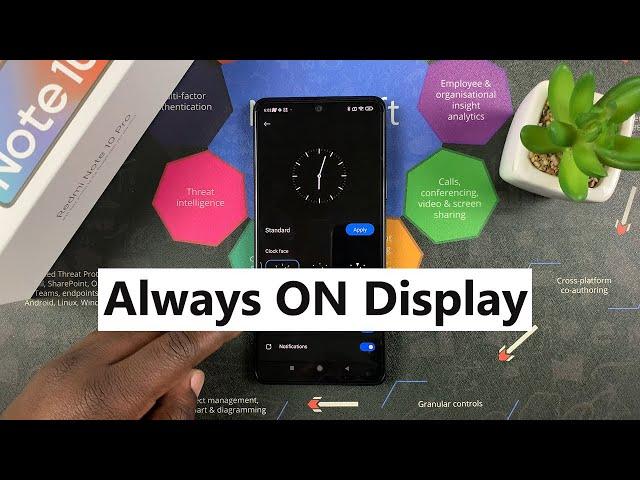 How To Enable Always on  Display On Xiaomi Redmi Note 10 Pro