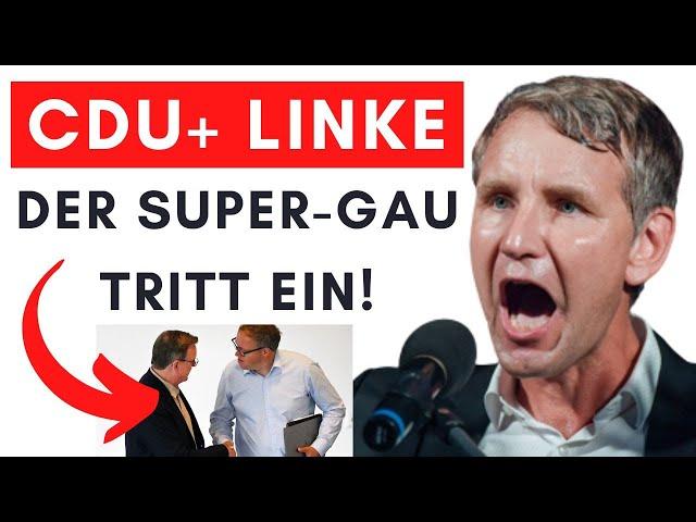 Thüringen: Geheimtreffen zwischen CDU und Linke aufgeflogen!