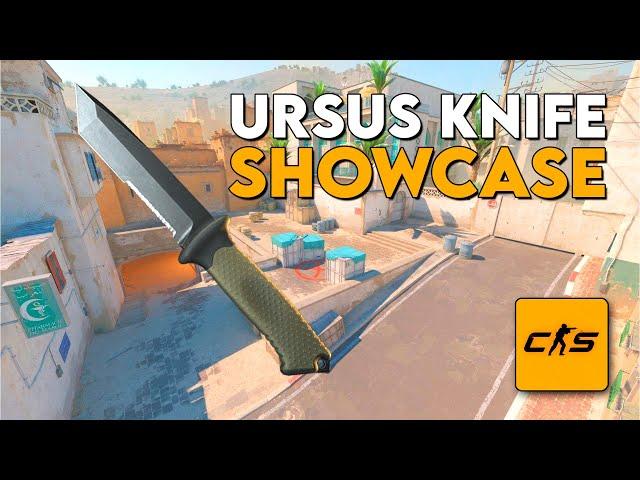 Ursus Knife | Counter-Strike 2 | Showcase + Animation on Source 2 Engine