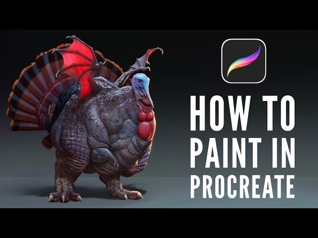 How to Digitally Paint In Procreate Pt. 1