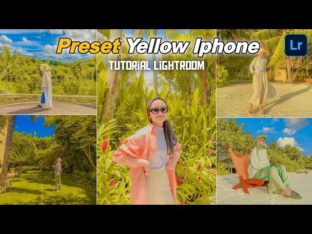 TUTORIAL EDIT FOTO ALA SELEBGRAM EFEK YELLOW IPHONE | FREE 30+ PRESET LIGHTROOM TERBARU | LIGHTROOM