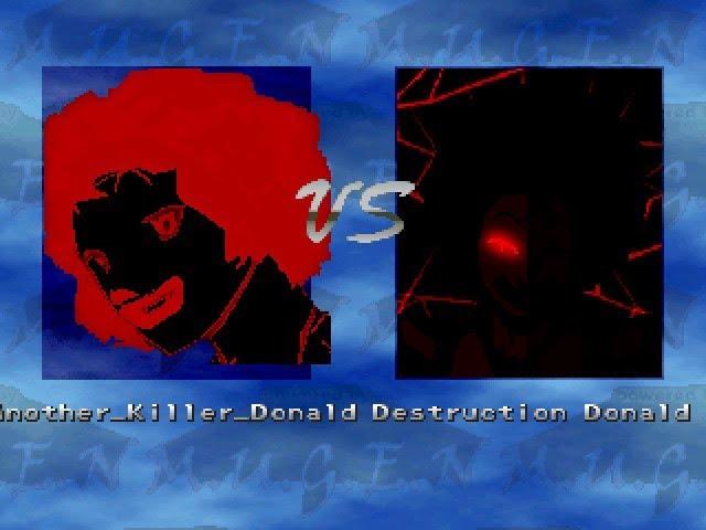 【Mugen】Another Killer Donald vs Destruction Donald (new)