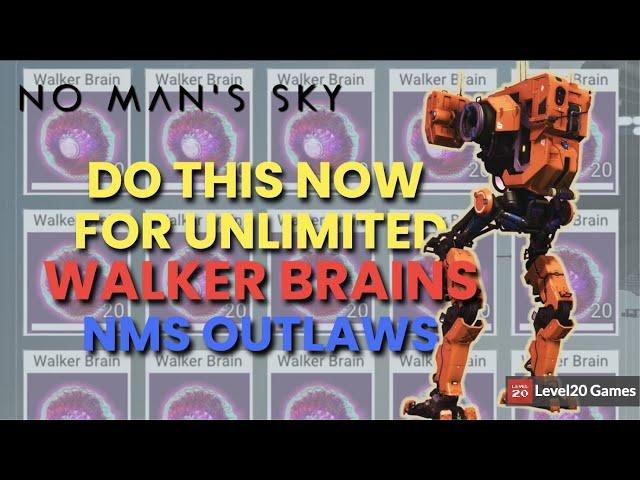 EASIEST WAY TO GET A WALKER BRAIN FOR CONFLICT SCANNER - No Man's Sky Outlaws Update