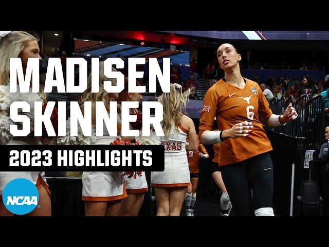 Madisen Skinner 2023 NCAA volleyball tournament highlights | MOST OUTSTANDING PLAYER