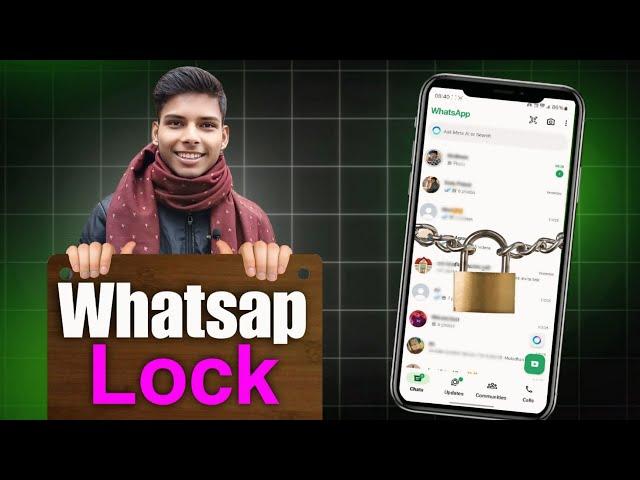 Whatsaap par lock kaise lagaye 2025 || How to lock WhatsApp || whatsaap app me lock kaise lagta hai