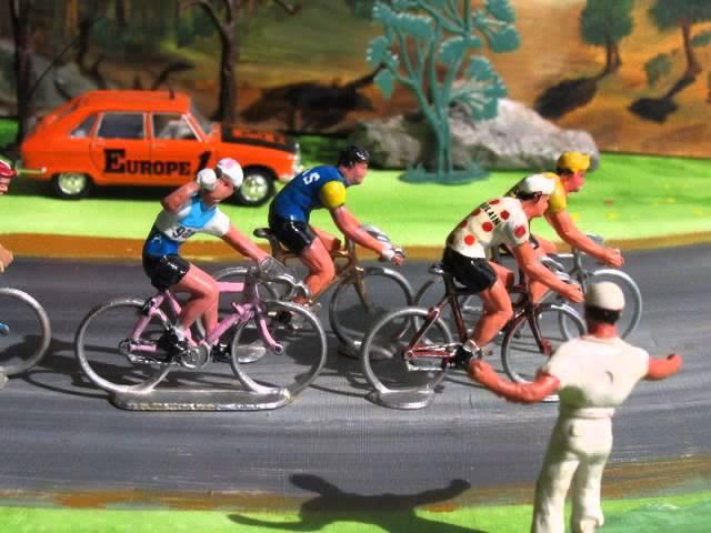Tour de France des cyclistes miniatures : étape de montagne