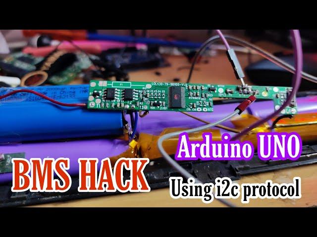 Laptop battery data retrieval and reset with arduino - BMS HACK #arduino i2cprotocol part 2 SMBus