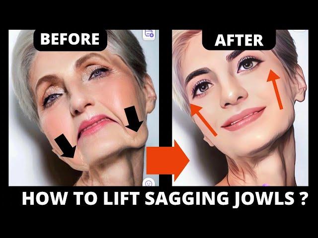  ANTI-AGING FACE EXERCISES FOR JOWLS & LAUGH LINES ! SAGGY SKIN, LAUGH LINES, NASOLABIAL FOLDS